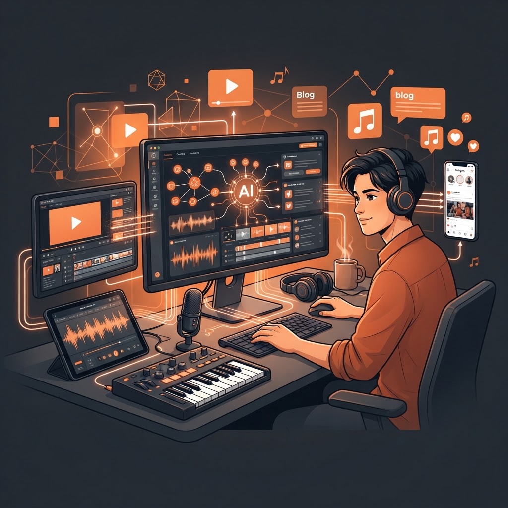 How to Use AI to Produce More Content as a Solo Creator